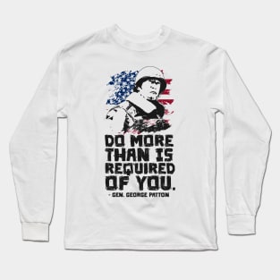 WW2 General George Patton Quote Long Sleeve T-Shirt